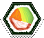 california roll hexagonal stamp